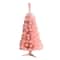 3ft. Pre-Lit Pink Artificial Christmas Tree, Warm White LED Lights